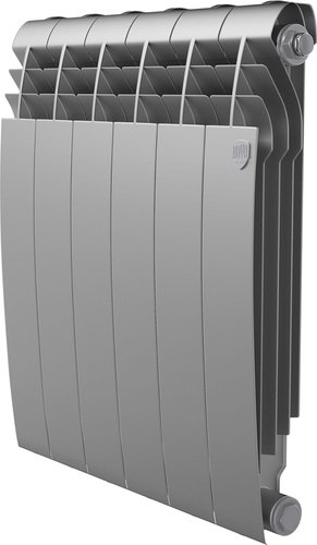 Биметаллический радиатор Royal Thermo Biliner B 500 Серебристый - 6 секций - изображение в каталоге