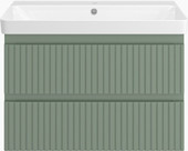 Brevita Тумба под умывальник Victory 80 VIC-09080-0802Я (зеленый матовый) – изображение в каталоге