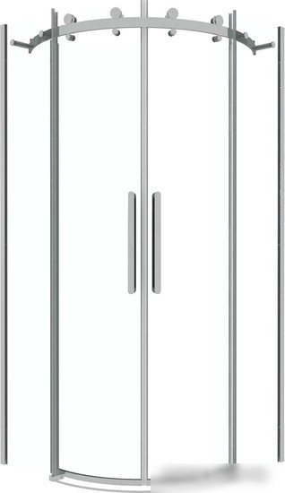 Душевой уголок Grossman Classic 100x100x195 301.K33.04.1010.10.00 (хром/прозрачное стекло) - изображение в каталоге