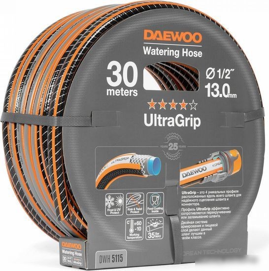 Шланг Daewoo Power UltraGrip DWH 5115 (1/2'', 30 м) – фото товара