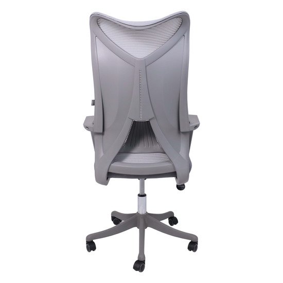 Кресло AksHome Abraham ткань/сетка, серый) – фото товара