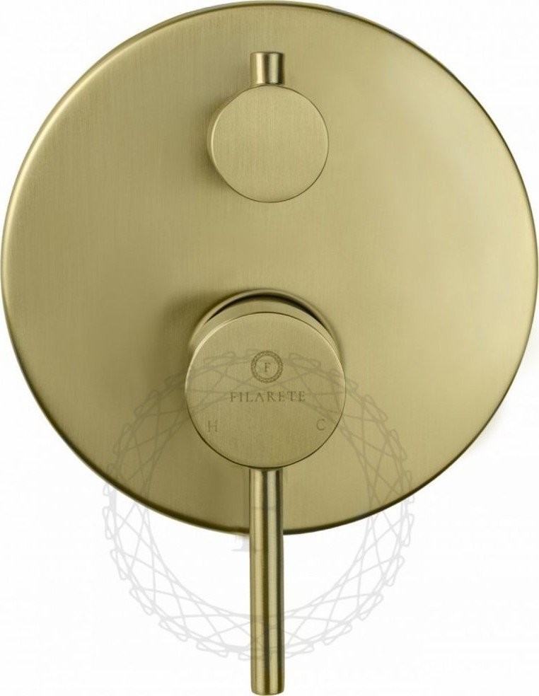 Душевая система Filarete Roun FL1022 (матовое золото) - фото товара