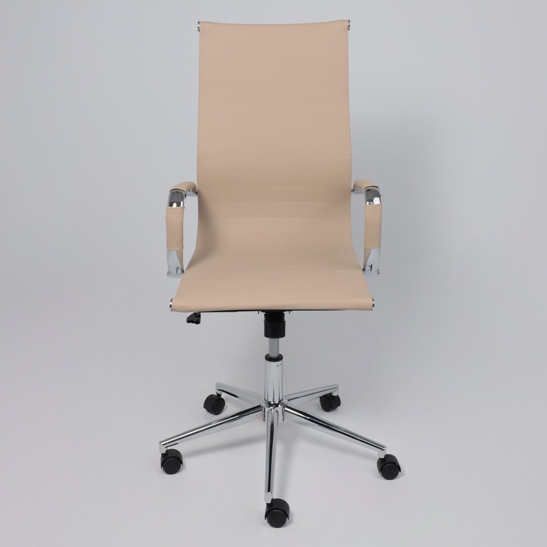 Офисное кресло AksHome Evelin (экокожа, бежевый) – фото товара