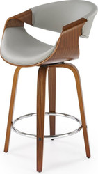 Стул Halmar H123 (серый/орех) – изображение в каталоге