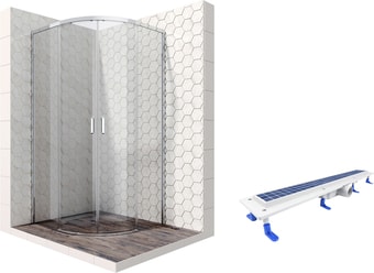 Душевой уголок Ambassador Set 11011102-ST7 - изображение в каталоге