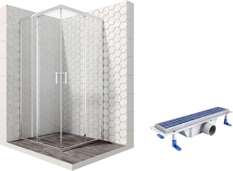 Душевой уголок Ambassador Set 14011102-ST1 - изображение в каталоге