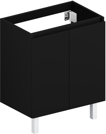 ЗОВ Тумба под умывальник Монови 80 M80LG0LGS (напольная/антрацит) – изображение в каталоге