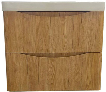 Velvex Тумба под умывальник Clay 60.2Y tpCLA.60.2Y-230 (дуб верона) – изображение в каталоге