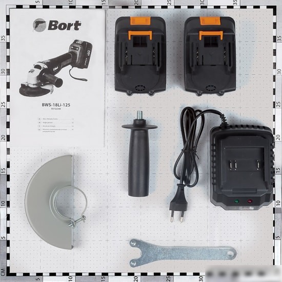 Угловая шлифмашина Bort BWS-18Li-125 – фото товара