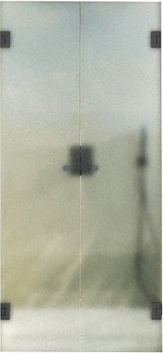 Душевая дверь MaybahGlass 195x101 MGD-472-6 (сатин стекло/черный) - изображение в каталоге