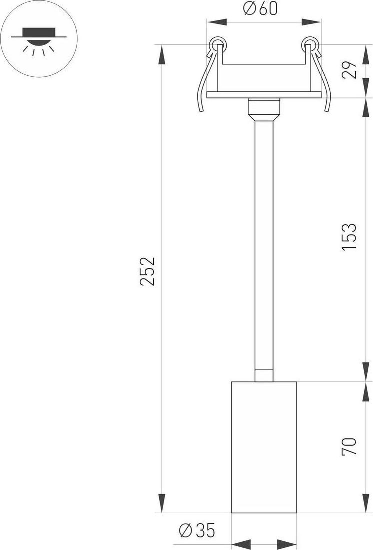 Спот Arlight LGD-Periscope-R35-6W Day4000 045199 – фото товара