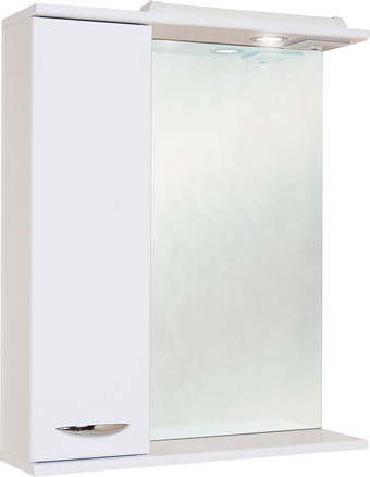 Onika Шкаф с зеркалом Ника 60.01 левый (белый) [206015] – изображение в каталоге