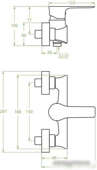 Смеситель Laveo Raila BLL 040D - фото товара