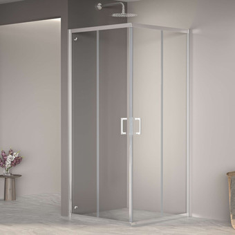 Душевой уголок RGW PA-030 3508103088-11 80x80 (хром/прозрачное стекло) - изображение в каталоге