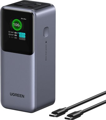 Внешний аккумулятор Ugreen PB721 20000mAh (серый) – изображение в каталоге