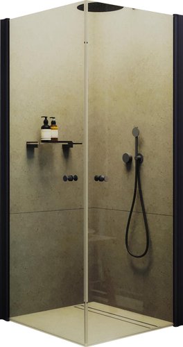 Душевой уголок MaybahGlass MGY-1292-6 (бесцветное стекло/черный) - изображение в каталоге