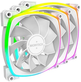 Комплект вентиляторов для корпуса Montech RX120 PWM 3 IN 1 (белый) – изображение в каталоге