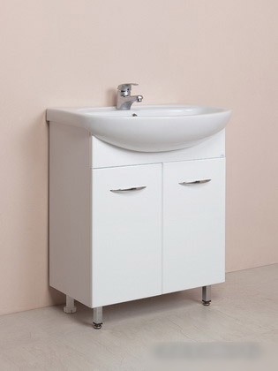 Onika Тумба Стелла 65.10 с умывальником Стелла-65 (белый) – фото товара