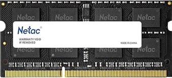 Оперативная память Netac Basic 8GB DDR3 SODIMM PC3-12800 NTBSD3N16SP-08 – изображение в каталоге