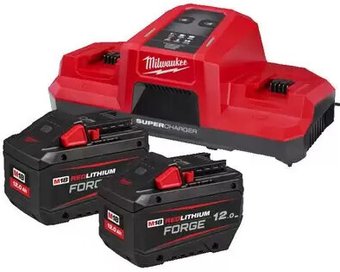 Аккумулятор с зарядным устройством Milwaukee M18 FORGENRG-122DBSC 4933498614 (18В + 18В/12 Ач) – изображение в каталоге