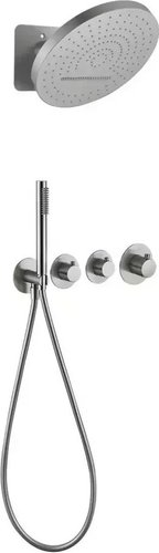 Душевая система Grocenberg GB5020 с термостатом (никель) - изображение в каталоге