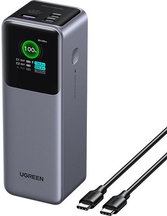 Внешний аккумулятор Ugreen PB722 25000mAh (серый) – изображение в каталоге