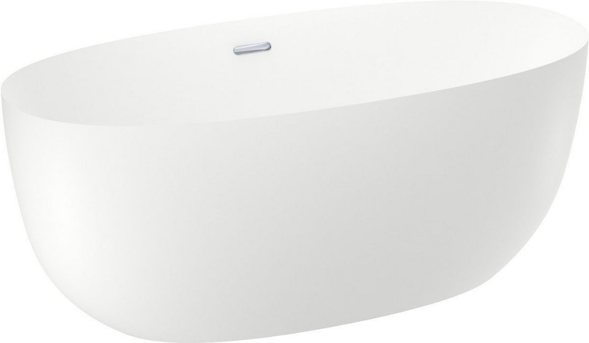 Ванна Wellsee ?clatant 159x74 231301001 (отдельностоящая ванна белый глянец, экран, ножки, сифон-автомат хром) - фото товара
