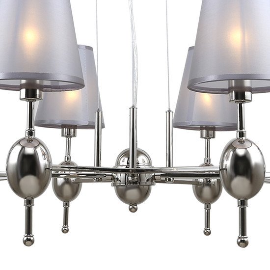 Подвесная люстра Escada Elegy 2106/8S E14*40W Nickel – фото товара