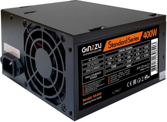 Блок питания Ginzzu SA400 – изображение в каталоге