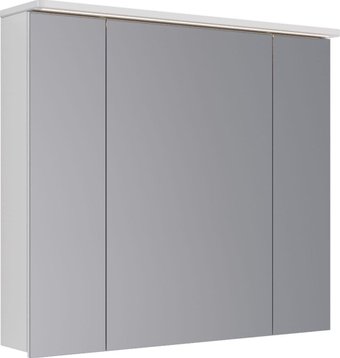 Lemark Шкаф с зеркалом для ванной Zenon 90x80 LM90ZS-Z (белый глянец) – изображение в каталоге