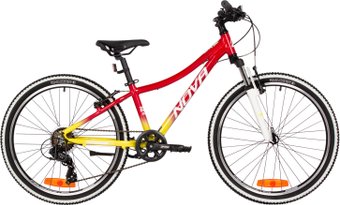 Велосипед Novatrack Katrina 7.V 24 р.10 2025 24AHV.KATRINA.12YRD5 (красный/желтый) – изображение в каталоге