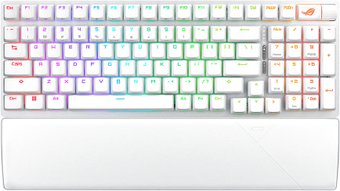Клавиатура ASUS ROG Strix Scope II 96 Wireless Moonlight White (NX Snow) – изображение в каталоге