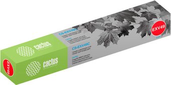 Картридж CACTUS CS-EXV49C (аналог Canon C-EXV49 Cyan) – изображение в каталоге