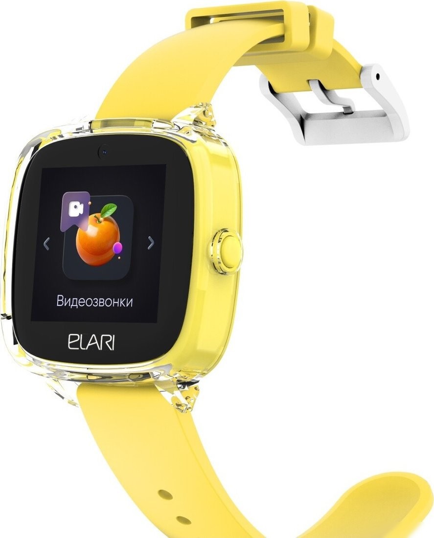 Детские умные часы Elari KidPhone Fresh 4G (желтый) – фото товара