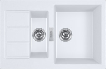 Кухонная мойка Franke Sirius 2.0 S2D 651-78 Tectonite 143.0628.385 (белый) - изображение в каталоге
