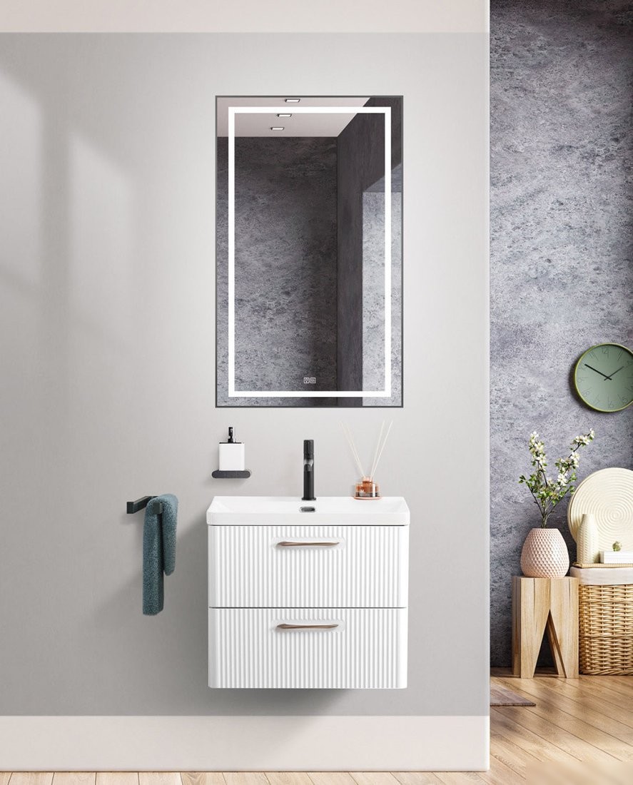 BelBagno Тумба под умывальник Lucido DUE-600-2C-SO-BL-P – фото товара