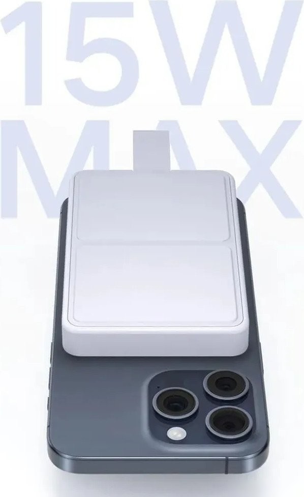 Внешний аккумулятор Xiaomi Magnetic Power Bank WPB0620MI 6000mAh (белый, международная версия) – фото товара