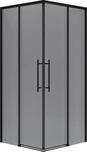 Душевой уголок Niagara NG-2828-34BLACK 80x80x195 (черный матовый/тонированное стекло) - изображение в каталоге