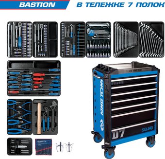 Универсальный набор инструментов King Tony Bastion 9SQ31-100MR (204 предмета) – изображение в каталоге