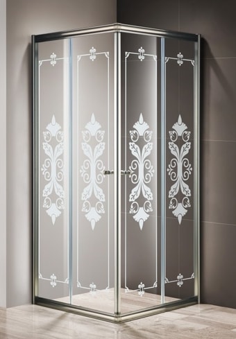 Душевой уголок Cezares Giubileo-A-2-100-Scorrevole-CP-Br - изображение в каталоге