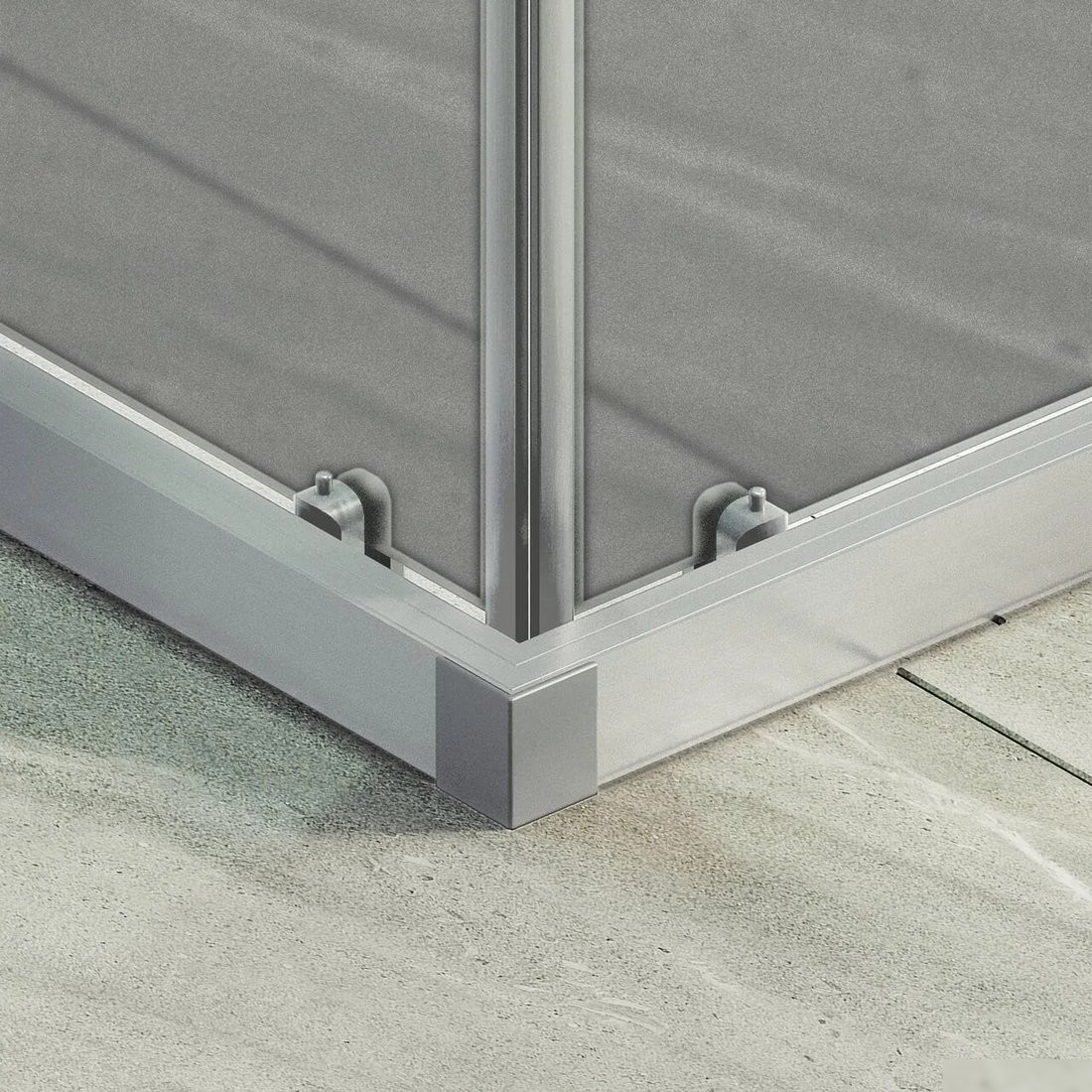 Душевой уголок MaybahGlass MGY-1331-5 (графит матовый стекло/хром матовый) - фото товара
