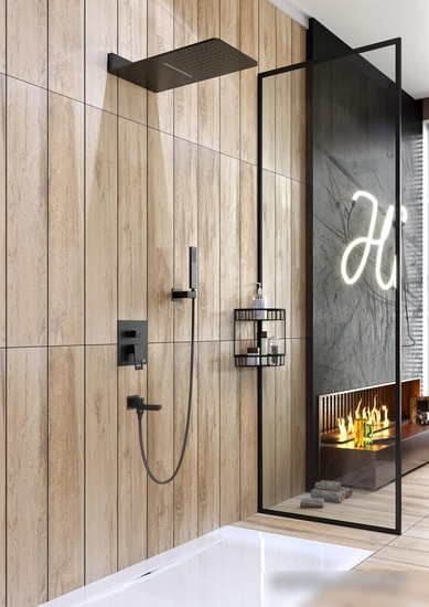 Душевая система Timo Briana SX-7119/03SM (черный) - фото товара