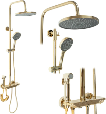 Душевая система Rea Max Gold REA-P6617 - изображение в каталоге