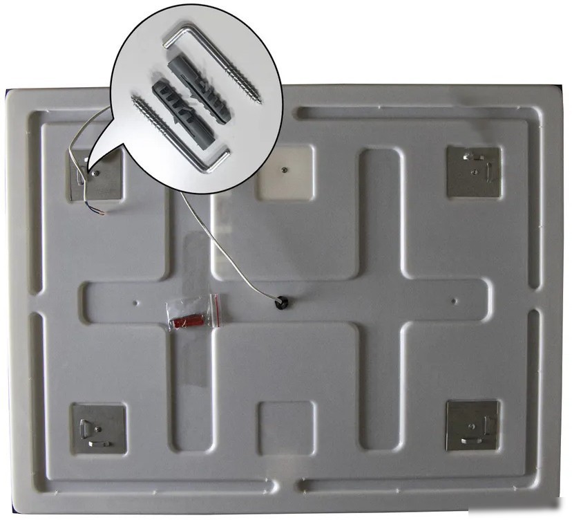 Пекам Зеркало Greta 80x65 greta-80x65 (с подсветкой) – фото товара