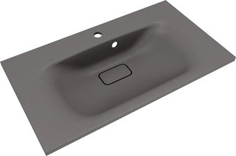 Умывальник Symbolite Фортуна 80x45 (кварц, серый шелк) - изображение в каталоге