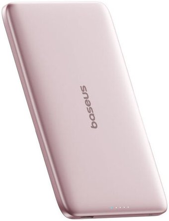 Внешний аккумулятор Baseus PicoGo AM41 Ultra-Slim Magnetic Power Bank 5000mAh (розовый) – изображение в каталоге