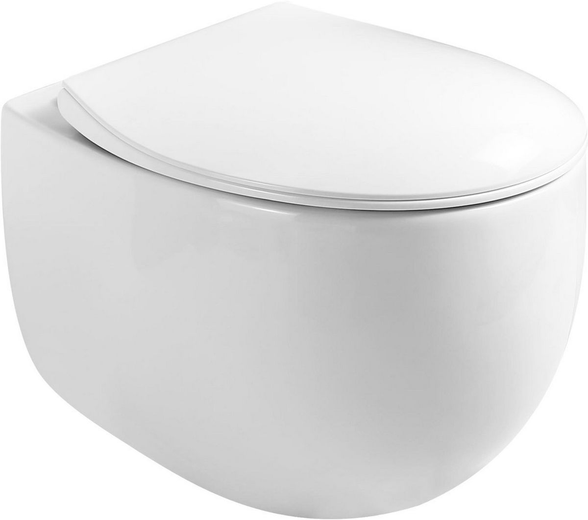 Унитаз подвесной Roxen Egg в комплекте с инсталляцией StounFix Dual Fresh 6 в 1 968442 (кнопка: сатин) - фото товара