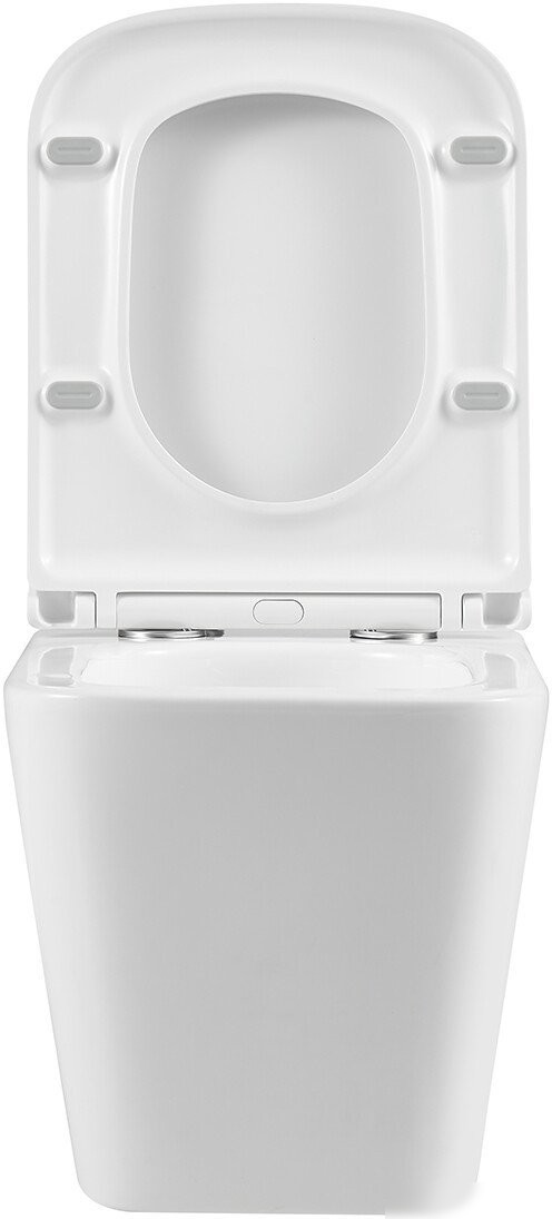 Унитаз подвесной Lemark Florex 9614001 (белый глянец, с сиденьем) - фото товара