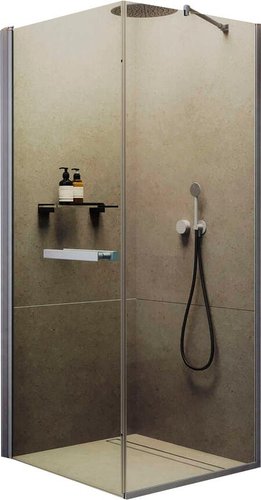 Душевой уголок MaybahGlass MGY-1345-5 (бесцветное стекло/хром матовый) - изображение в каталоге