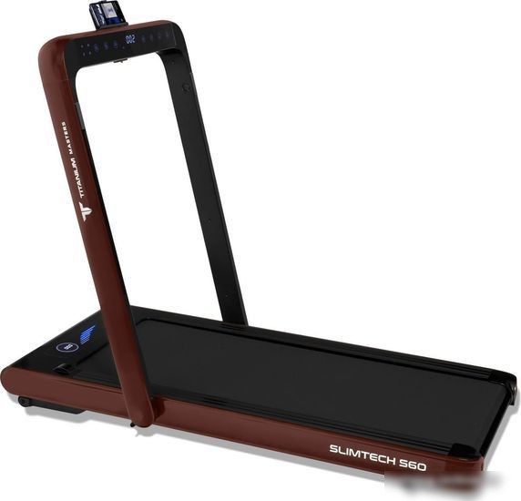 Электрическая беговая дорожка Titanium Masters Slimtech S60 (коричневый) – фото товара